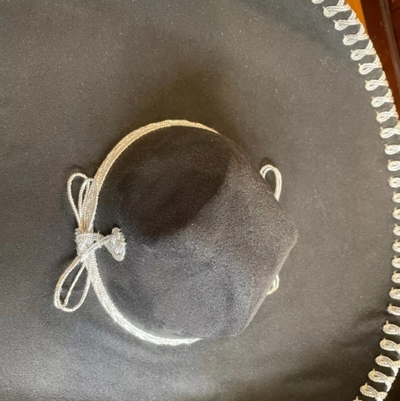 Mariachi Mexican blak and silver hat - Picture 2 of 3